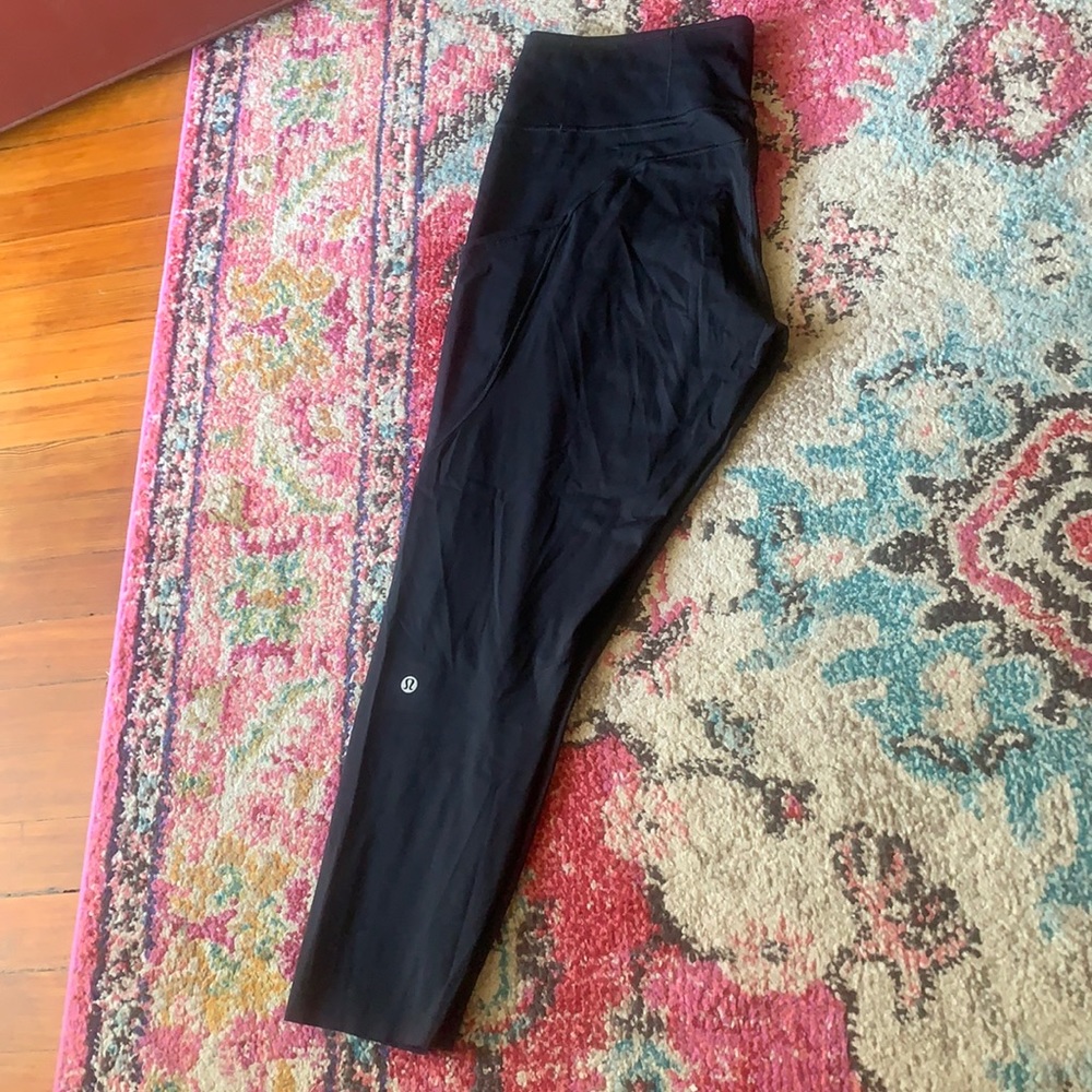 Lululemon Fast and Free cropped legging- size 16- cropped